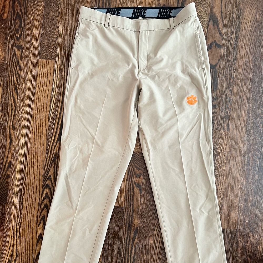 Nike Clemson khaki golf pants